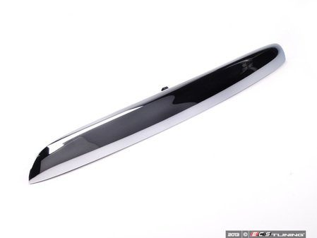 ES#77817 - 51132753603 - Trunk Lid Grip - Chrome - Located above the license plate on the trunk - Genuine MINI - MINI