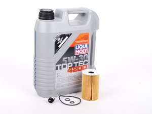 ES#2608395 - 03L115562KT1 - Oil Service Kit - With ECS Magnetic Drain Plug - Featuring Liqui Moly oil, Hengst filter, and ECS magnetic drain plug - Assembled By ECS - Volkswagen