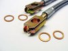 ES#1537 - ARSSBLK - Exact-Fit Stainless Steel Brake Lines - Kit - Manufactured by ECS Tuning to replicate your stock lines. (DOT-compliant) - ECS - 