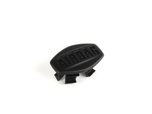 ES#102496 - 51418253158 - Airbag Badge - Black - Small trim cover located on your door panel - Genuine BMW - BMW