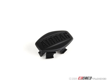 ES#102496 - 51418253158 - Airbag Badge - Black - Small trim cover located on your door panel - Genuine BMW - BMW
