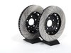 ES#2602983 - 000690ECS01AKT - Front 2-Piece Brake Rotors - Pair (345x30) - Direct bolt-on replacement - 25% less weight! - ECS - Audi Porsche