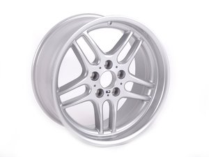 ES#64642 - 36112227933 - 18" Style 37 M Parallel Wheel - Priced Each - (NO LONGER AVAILABLE) - 18x9 ET22 72.6mm CB, does not include center cap - Genuine BMW - 