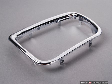 ES#2534536 - 51138148725 - Chrome Grille Surround - Left - Snaps in around the front grille - URO - BMW