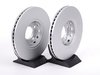 ES#1899320 - 8e0698005 - Front Brake Service Kit - Featuring Zimmermann rotors and ECS DD23 Daily Driver ceramic pads - Assembled By ECS - Audi Volkswagen