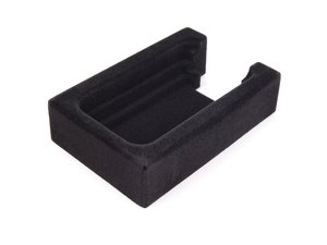ES#1823226 - 67824501 - IPod / IPhone Cradle - Made of black plastic and covered in felt to match the interior of the glovebox - Genuine Mercedes Benz - Mercedes Benz