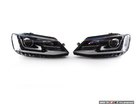 ES#2602317 - HVWJ6HL-LEB - European Projector Headlight Set - (NO LONGER AVAILABLE) - With LED daytime running lights - Helix - 