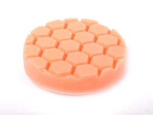 ES#2626469 - BUFX102HEX4 - 4" Orange Hex Logic Cutting Pad - 1000 To 1500 Grit - Priced Each - Great for use with medium to heavy cutting compounds - Chemical Guys - Audi BMW Volkswagen Mercedes Benz MINI Porsche