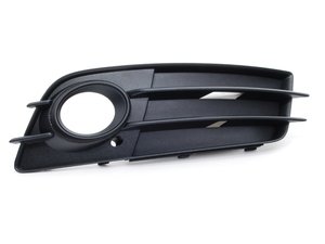 ES#1844302 - 8K0807682CZDE - Fog Light Grille - Satin/Matte Black - Right - Keep your exterior looking clean - Genuine Volkswagen Audi - Audi