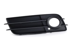 ES#1844300 - 8K0807681CZDE - Fog Light Grille - Satin/Matte Black - Left - Keep your exterior looking clean - Genuine Volkswagen Audi - Audi