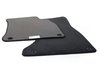 ES#2541499 - 8K1863691GQA5 - Front Carpeted Floor Mat Set - Sabre (Black) - Includes both front floor mats to protect your interior carpet - Genuine Volkswagen Audi - Audi
