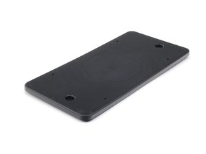 ES#1507654 - 9977011130001C - Rear License Plate Mount - Black - The correct way to mount your license plate - Genuine Porsche - Porsche