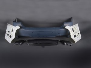 ES#514276 - E90MTECH-REAR - M-Sport Rear Bumper Assembly - Complete rear bumper cover, primed ready for painting - Genuine BMW - BMW