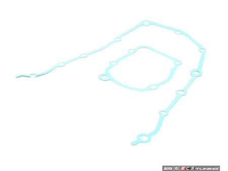 ES#2623271 - 11141721802 - Lower Timing Chain Gasket Set - Seals lower timing cover to the engine block - Elring - BMW