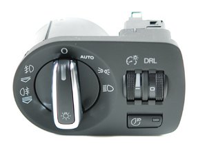 ES#449288 - 8J1941531G5PR - Chrome Trimmed European Headlight Switch, With Coming Home - Euro switch offers more lighting options for your A3 & TT, easy install - Genuine Volkswagen Audi - Audi