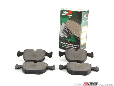 ES#8059 - D1409D - Front Deluxe Brake Pad Set - (NO LONGER AVAILABLE) - Ceramic Composition For Extended Rotor Life - PBR - 