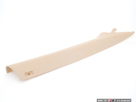 ES#111449 - 51437006842 - "A" Pillar Trim - Right - Hellbiege/Light Biege, located next to the windshield - Genuine BMW - BMW