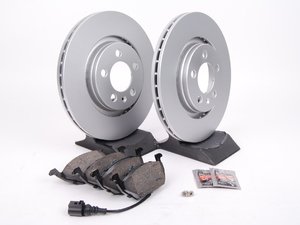 ES#257413 - 1J0698040 - Front Brake Service Kit (280x22) - Featuring ECS V5 coated rotors and ECS DD23 "Daily Driver" ceramic pads. - Assembled By ECS - Volkswagen