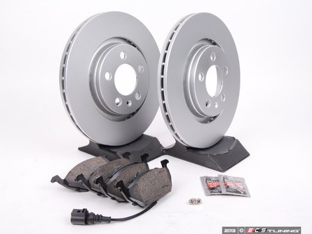 ES#257413 - 1J0698040 - Front Brake Service Kit (280x22) - Featuring ECS V5 coated rotors and ECS DD23 "Daily Driver" ceramic pads. - Assembled By ECS - Volkswagen