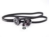 ES#2575110 - 99919237950KT - Serpentine Belt Kit - Accessory belt with rollers - Genuine Porsche - Porsche