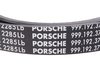 ES#2575110 - 99919237950KT - Serpentine Belt Kit - Accessory belt with rollers - Genuine Porsche - Porsche