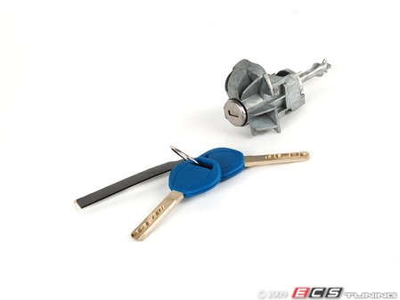 ES#90602 - 51218244051 - E46 Door lock cylinder with key - Left - Replaces jammed lock cylinder - Genuine BMW - BMW