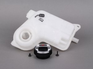 ES#2631365 - 8E0121403KT5 - Expansion Tank Replacement Kit W/ R8 Coolant Cap - Install a brand new expansion tank with a new R8 polished aluminum cap and hardware - Assembled By ECS - Audi