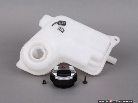 ES#2631365 - 8E0121403KT5 - Expansion Tank Replacement Kit W/ R8 Coolant Cap - Install a brand new expansion tank with a new R8 polished aluminum cap and hardware - Assembled By ECS - Audi