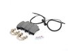 ES#4445 - 3D0698451A - Rear Brake Pad Set - With Sensor wire - Textar - Volkswagen