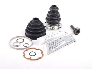 ES#2587715 - 441498203AKT1 - Front CV Joint Refresh Kit - Priced Each - Includes both inner & outer boots with hardware - Services one axle - Assembled By ECS - Audi
