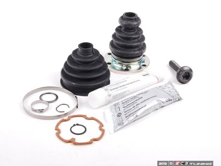 ES#2587715 - 441498203AKT1 - Front CV Joint Refresh Kit - Priced Each - Includes both inner & outer boots with hardware - Services one axle - Assembled By ECS - Audi