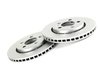 ES#263696 - 8N0615601BKT2 - Rear Brake Rotors - Pair (256x22) - Featuring a protective Meyle Platinum coating. - Meyle - Audi Volkswagen