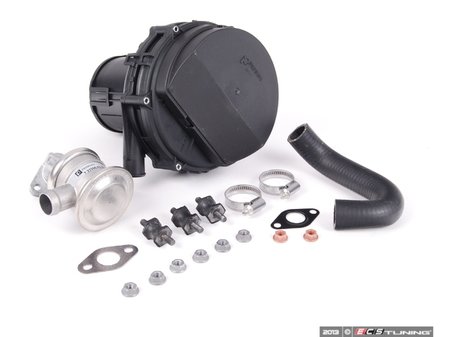 ES#2622539 - 11727553056KT3 -  Secondary Air Pump Kit - Level 1 - This essential kit includes the secondary air pump, control valve, hoses and hardware to mount pump and valve. - Assembled By ECS - BMW
