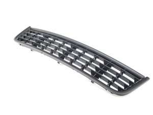 ES#2093752 - 8E0807647E5PV -  Lower Center Grille - Satin Black With Black Trim - (NO LONGER AVAILABLE) - Located in the lower middle portion of the Ultrasport front bumper - Genuine Volkswagen Audi - 