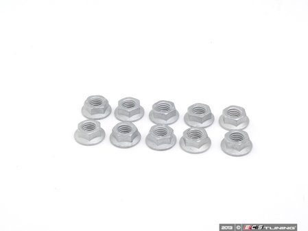 ES#2635980 - 61613428077KT - Hex Nut - Pack Of 10 - Genuine BMW - 