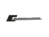ES#391497 - 4F0853601 - "Supercharged" Badge - Carbon Fiber - Priced Each - (NO LONGER AVAILABLE) - Display your forced induction engine in carbon fiber - Genuine Volkswagen Audi - Audi