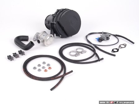 ES#2622492 - 11727553056KT1 - Secondary Air Pump Kit - Level 2 - This comprehensive air pump kit includes all lines, valves, pump, and hardware. - Assembled By ECS - BMW