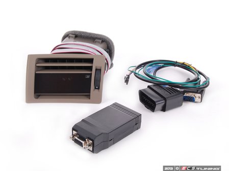 ES#2628298 - P3AB7L+VT -  Vent Integrated Digital Interface (VIDI) - Tan - (NO LONGER AVAILABLE) - Powerful plug-and-play multifunction display - pre-installed in an OEM dashboard vent! - P3 Gauges - 