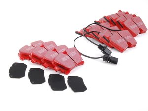 ES#2627411 - DP31513CKT - Front & Rear RedStuff Brake Pad Kit - High performance street pad, featuring Kevlar technology. - EBC - Audi