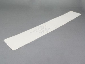 ES#2102000 - 51147267894 - JCW WC50 Bonnet Strip - White - Right - White bonnet strip for the WC50 edition - Genuine MINI - MINI