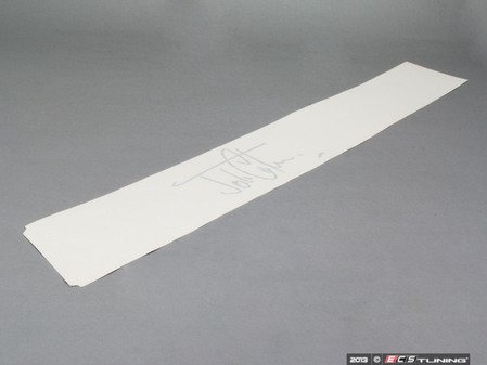 ES#2102000 - 51147267894 - JCW WC50 Bonnet Strip - White - Right - White bonnet strip for the WC50 edition - Genuine MINI - MINI