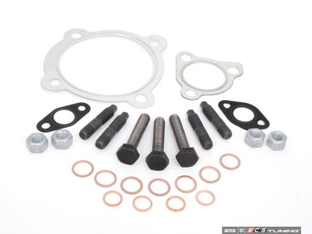 ES#3383 - TRVKO4IK - Turbocharger Installation Kit - All the necessary hardware to install a K04 or K03 Sport turbo - Assembled By ECS - Audi Volkswagen