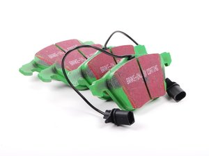 ES#521243 - DP61413 - GreenStuff Performance Brake Pads - Front (With Wear Sensors) - Designed as a mildly upgraded pad, great for an afternoon of sporty driving. - EBC - Volkswagen