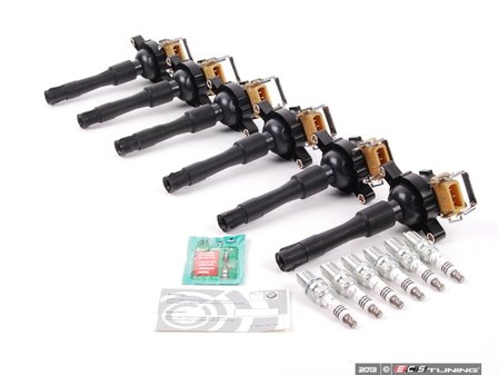ES#2586698 - 12120037608IGKT - Ignition Service Kit - Refresh your ignition system with fresh coils and performance plugs! - Assembled By ECS - BMW