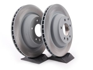ES#2515702 - 95535240151KT - Rear Brake Rotors - Pair 14.09" (358mm) - Rear axle fitment - Both left and right - Genuine Porsche - Porsche