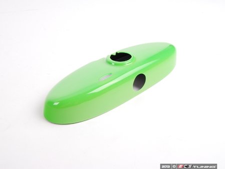ES#2601899 - 51162311268 - Green Cover Rearview Mirror - Part of the Ray Line neon color series - manual dip - Genuine MINI - MINI