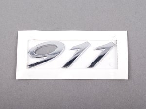 ES#1882075 - 99755923100 - "911" Logo - Chrome - 911 emblem for engine lid - Genuine Porsche - Porsche