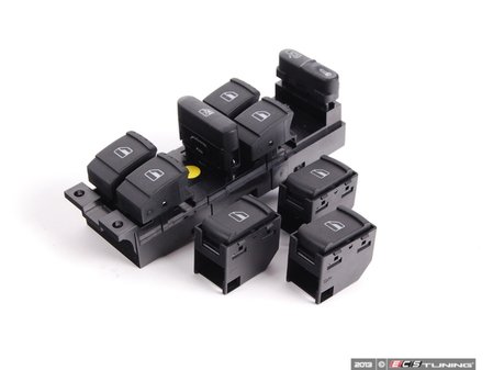 ES#2586830 - 1J4959857DOKT2 -            Window Switch Kit - Complete 4 door window switch kit - Genuine Volkswagen Audi - Volkswagen