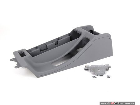 ES#2215315 - 51168248507 - Armrest Delete Kit - Gray - Eliminate your armrest - "short" style center console - Genuine BMW - BMW