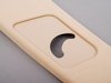 ES#111494 - 51437013939 - "B" Pillar Trim - Upper Left - (NO LONGER AVAILABLE) - Sandbeige/Light Beige, located center of vehicle, where upper seat belt mount attaches - Genuine BMW - 